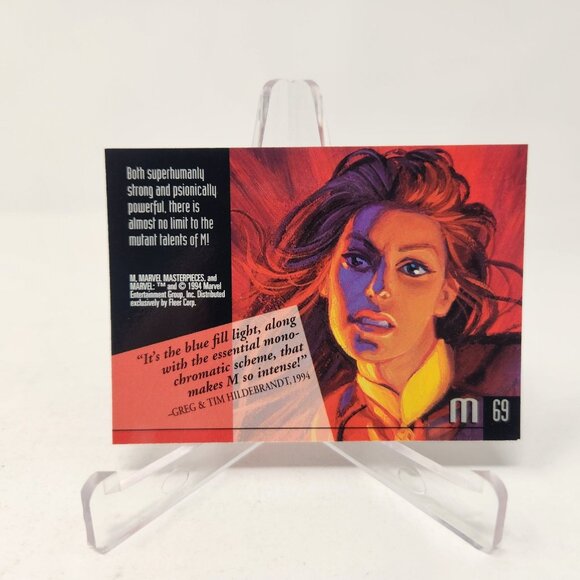 M #69 1994 Marvel Masterpieces Trading Card (a74) - Picture 2 of 2